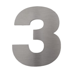 Indicador Numeros 120mm 3 Acero Inox