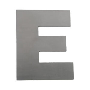 Letra Mayuscula E 120mm Acero Inoxidable