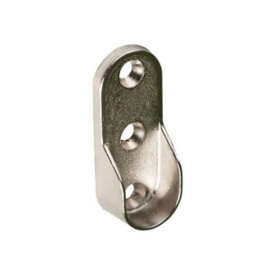 Soporte Lateral Caño Oval Perchero Placard Niquel X Unidad