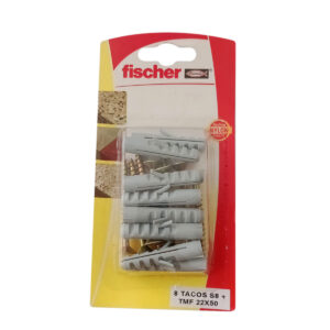 Blister Taco S8 +tmf 5x 50mm - 8 Tacos + 8 Tornillos