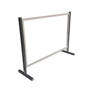 Mampara Aluminio Sin Vidrio Mostrador Barrera Sanitaria 1mts