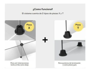 Soprte Para Panel Protector D 3mm : 50 Mm A : 30 (2)