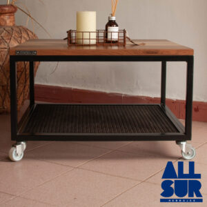 R100 - Rueda Negra Base Giratoria 100mm (2)