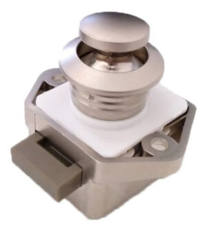 Push To Lock Cromo Mate Con Roseta, Pomo Y Angulo