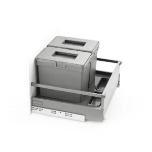 Set 2 Cesto De Basura 17lts + Ba