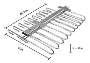 Pantalonero De 10 Central Cromo Anch :34 Prof 40 (1)