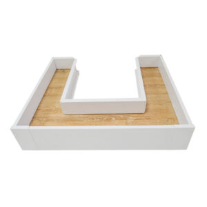 Estructura Interna Para Cajon 80mm De Alto 900mm Blanco