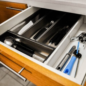 Cubiertero Inox Para Modulo De 550mm Gris (2)