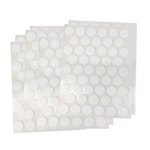 Blister 1250 U. Tapa Tornillo Autoadhesivo Pvc Blanco