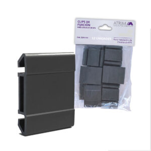 Clip De Fijacion Para Zocalo Eps - Paq De 12 Pcs