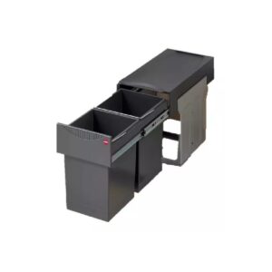 Cesto De Basura D Gris 2x15l