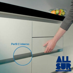 Perfil Interno "c" Interm.alu.col.blanco 3mts (1)