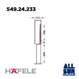 Dispositivo Ext. Cromo Toallero C/ Amortiguacion (2)