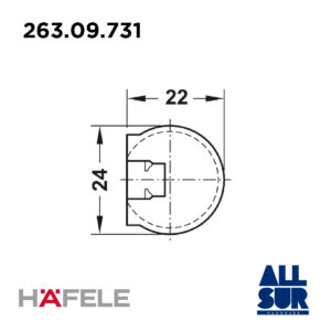 Rafix Tab Caja P/placa 16mm Plas. Blanco (1)