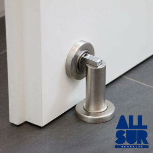 Tope Reten De Puerta Magnetico Cilindrico Acero Inox. (2)