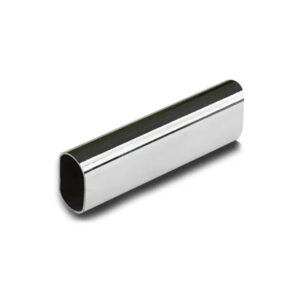 Caño Oval P/placard De Hro Cromado 0.6mm X 3mts