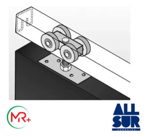 Combo Roma N168 4 Ruedas D Nylon Alu Anod Nat 2mts (1)