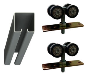 Combo Roma N168 4 Ruedas D Nylon Alu Anod Nat 3mts