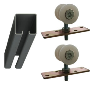 Combo Roma N162 C Rul 2 Ruedas D Nylon H Nat 2mts Riel 16