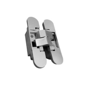 Bisagra Oculta Regulable 110mm Cromo Mate Par
