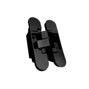 Bisagra Oculta Regulable 110mm Negra Par