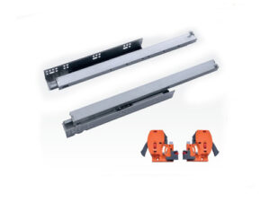 Guia Oculta 30kg Eh C/cierr Suav Ext. Total 350mm Galv.