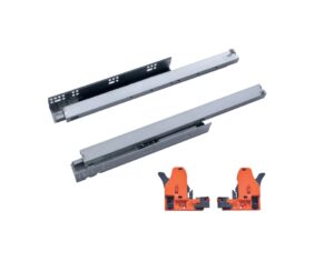 Guia Oculta 30kg Eh C/cierr Suav Ext. Total 350mm Galv.