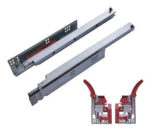 Guia Oculta 30kg Eh C/cierr Suav Ext. Total 350mm Galv.