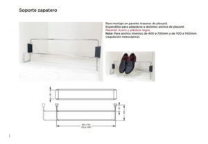 Toallero Barral Redondo Simple Con Gancho 600x85mm (1)