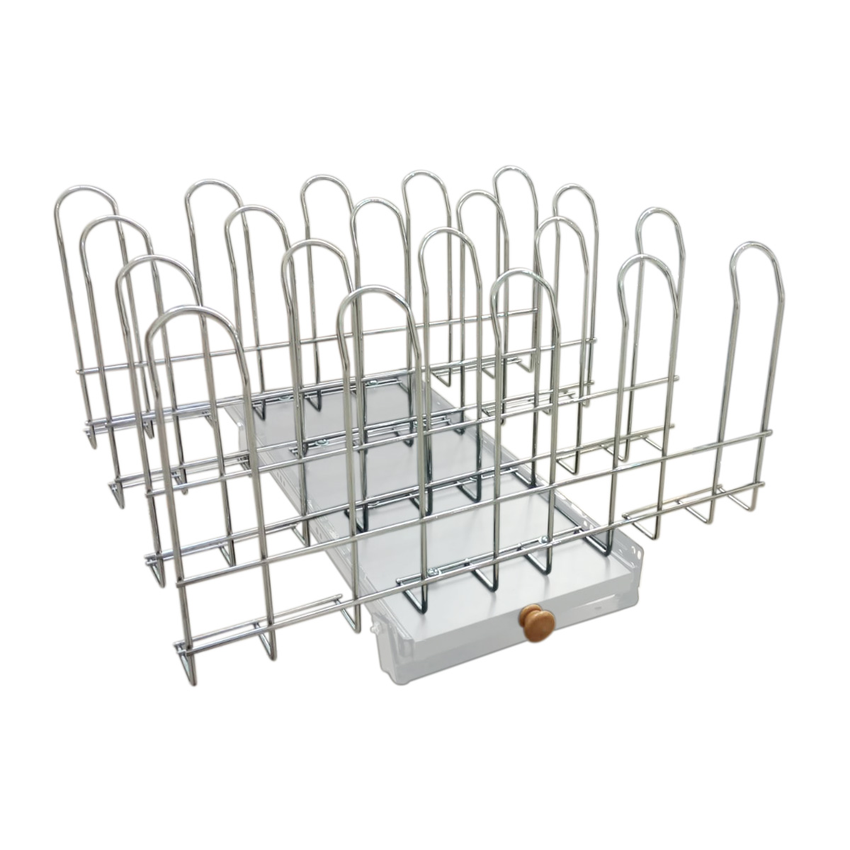 Toallero Barral Redondo Simple Con Gancho 600x85mm Toallero Barral Redondo Simple Con Gancho 600x85mm