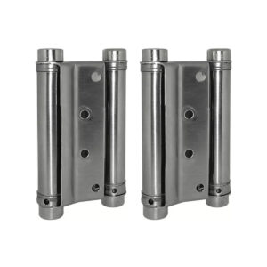 Bisagra Doble Accion Hierro Encharolado 5" 127mm - Par
