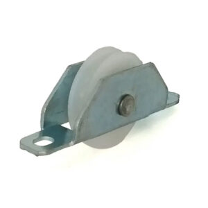 Rueda Puerta Ventana Nylon Canal Redondo 25mm X 60mm