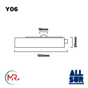 Rueda Blindada Regulación Simple Herrero Y06 (1)