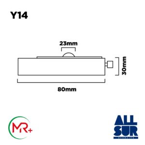 Rueda Blindada Novisima Ø25 X 80 Mm Para Ventana (1)