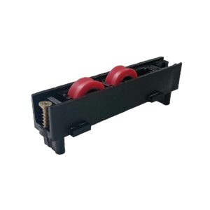 Rueda Doble Caja Plastica Novissima Puerta Ventana 40 Kg