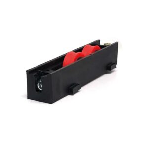 Rueda Doble Caja Plastica Rotonda Puerta Ventana