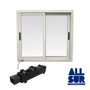 Rueda Simple Interior Plastica Rotonda Puerta Ventanan (2)