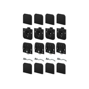 Kit Mr1535 Vidrio (caja De Ruedas P/ 2 Hojas)