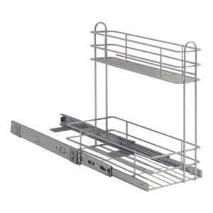 Canasto Extraible 2 Niveles 230x480x450 Cromo