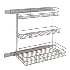 Canasto Extraible 3 Niveles 260x530x490 Cromo