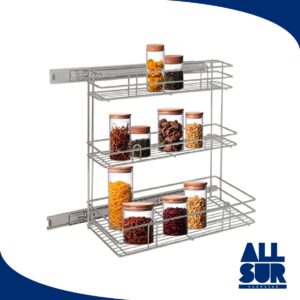 Canasto Extraible 3 Niveles 260x530x490 Cromo (2)