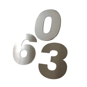 Indicador Numeros 80mm 0 Acero Inox