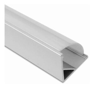 Perfil Para Led De Alumi. Esquinero Curvo 16x16mm X 2mts
