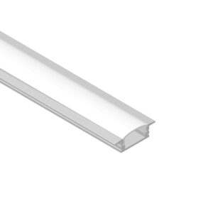 Perfil Para Led De Aluminio 17,3x7mm Para Embutir X 2mts