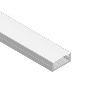 Perfil Para Led De Alum. 23,5x9,75mm P/ Tira Doble X 2mts