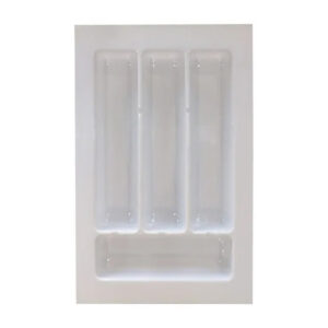 Cubiertero Organizador Plastico 30 X 49 Cm Blanco