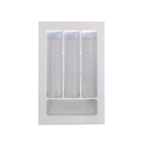 Cubiertero Organizador Plastico 30 X 49 Cm Gris