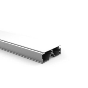 Perfil Curvo Aluminio 20x20 Para Vidrio 3 A 4mm - 2.90 Mts