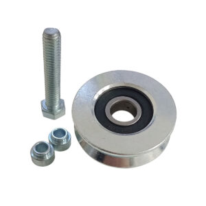 Rueda Inferior Porton Corredizo Acero Blindado 50mm 65kg