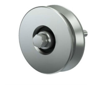 Rueda Inferior Porton Corredizo Acero Blindado 60mm 65kg